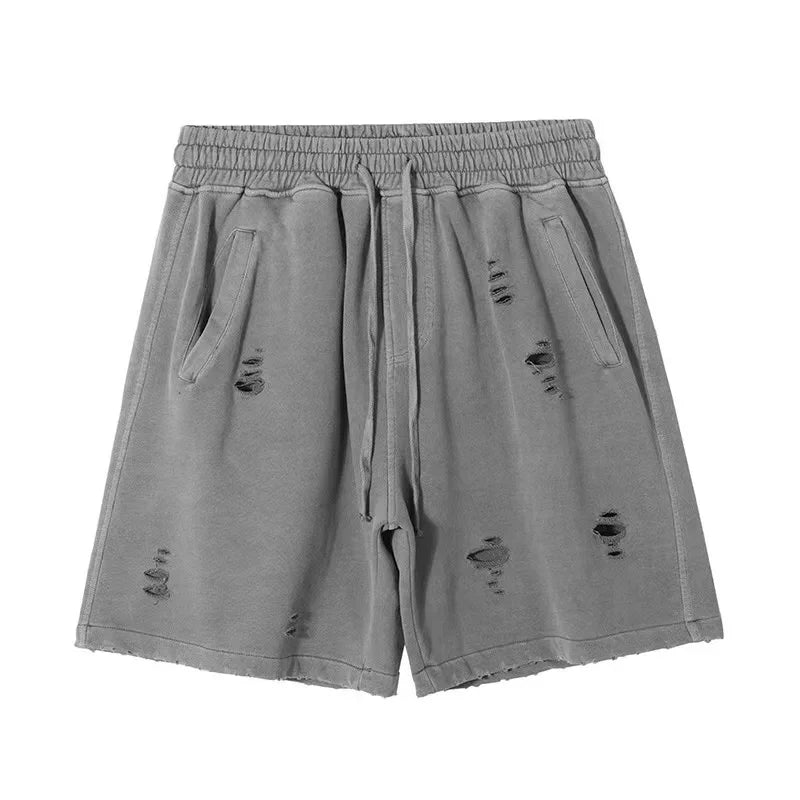Cut-Up Vintage Shorts Grey Shorts