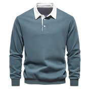 Darren | Timeless Polo Pullover Green