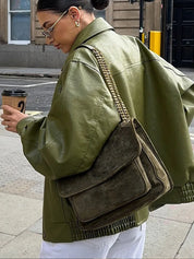 Nyra™ | Oversized Premium Faux Leather Jacket Jackets