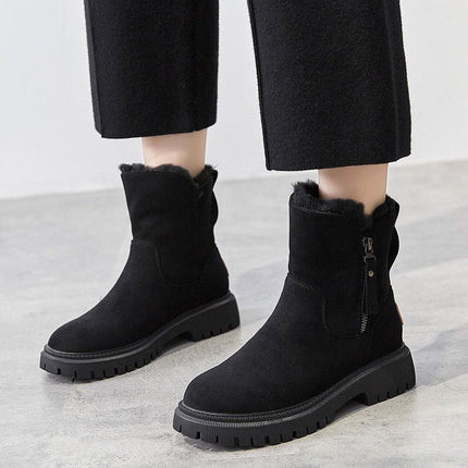 Women's CozyFit Ankle Boots Black Ankle Boots