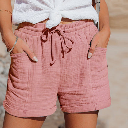 Talina | Cotton Shorts Pink