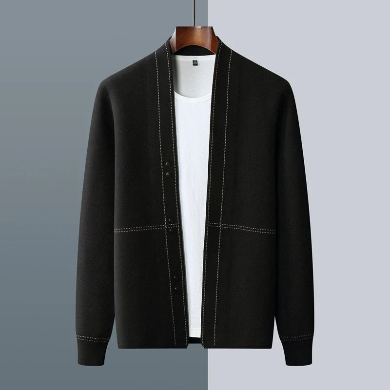 Men Heritage Cashmere Cardigan Men Cardigan