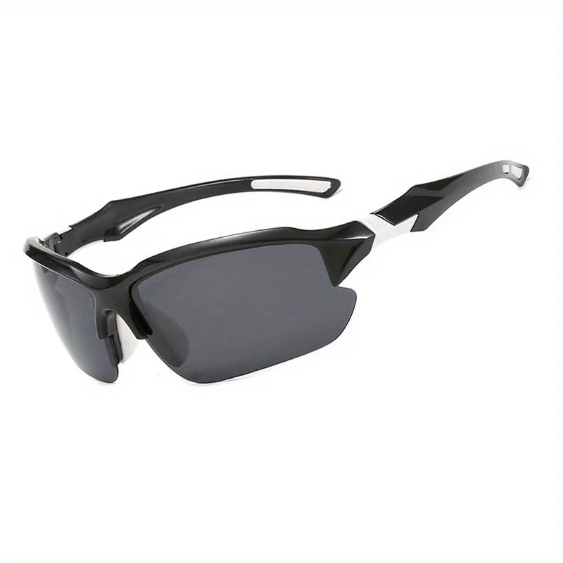Wind-Defying Polarized Sports Sunglasses white Sunglasses