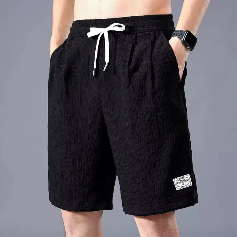 Men's Breathable Ice-Silk Sports Shorts – Summer Men Pants