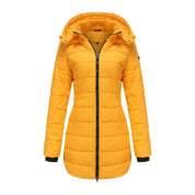 Stylish Winter Jacket Yellow Women's Jacket