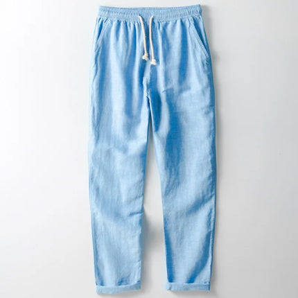 Charles™ | Breathable Linen Trousers for Men Blue
