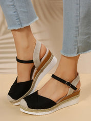 Courtney | Women's Closed Toe Wedge Sandals Shoes & Sandals