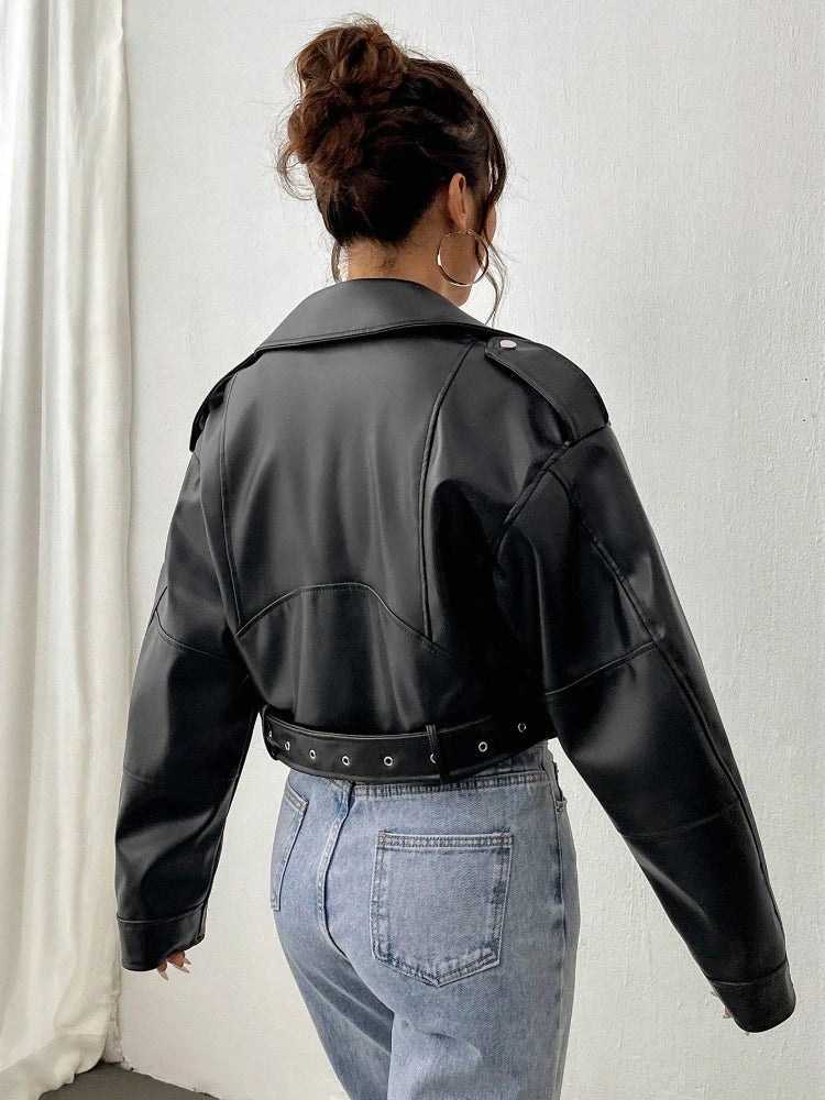 Louise | Casual Women's Leather Jacket kleding