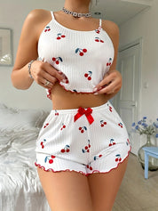 Women’s Chary-Print Pajama Set Women's Tops