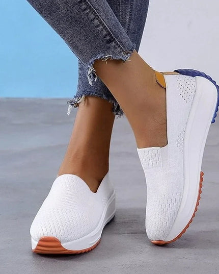 Willa™ | Wide-Fit Orthopedic Slip-On Shoes White Shoes & Sandals
