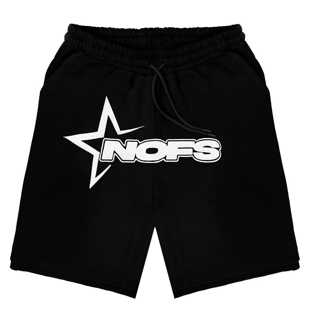 Men’s Summer Breathable Two-Piece Sports Set – T-Shirt & Shorts for Running & Gym Black pants Two-Piece Sports Set