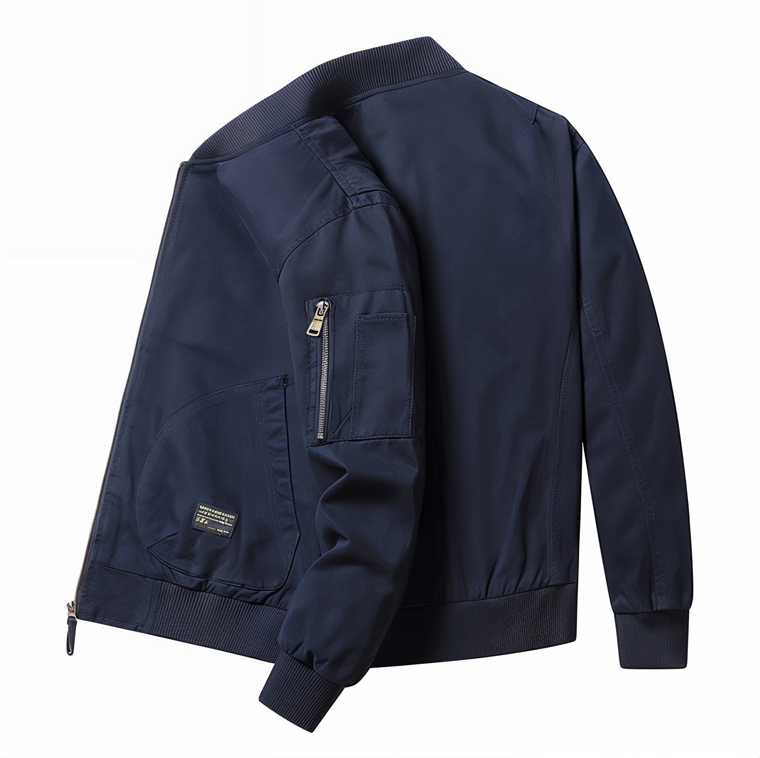 Collared Bomber Jacket Men's Clothing