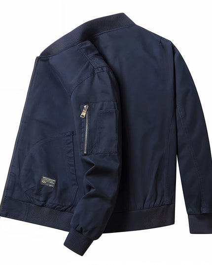 Collared Bomber Jacket Men's Clothing