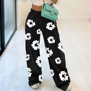 Women's Denim Tears Loose-Fit Sweatpants Black Sweatpants