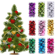 Christmas Ball Ornament Suncatcher Set Halloween Decorations
