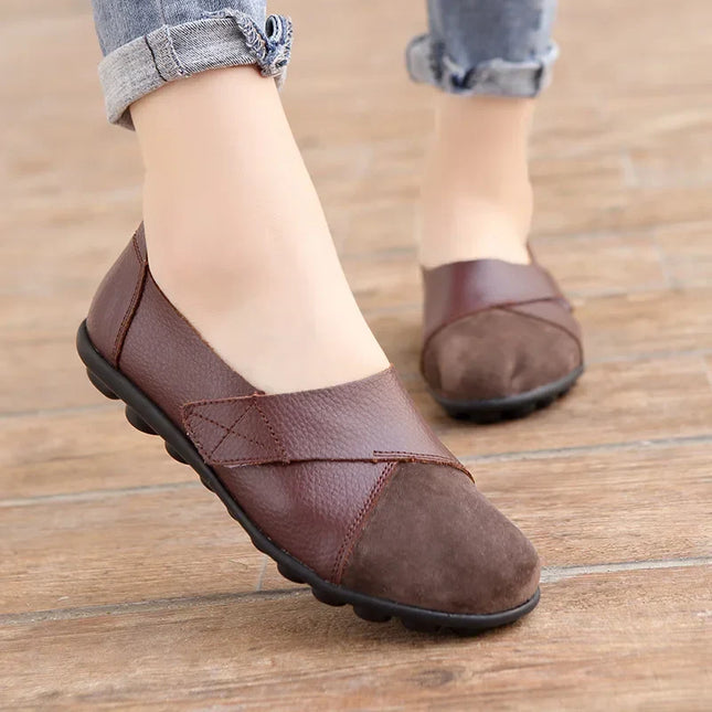 Cecilia™ | Comfy Premium Leather Orthopedic Loafers Brown Shoes & Sandals