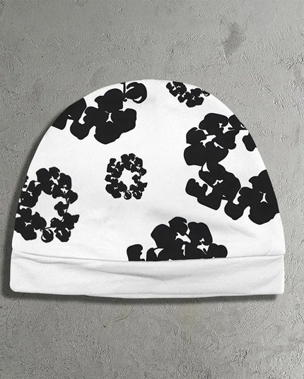 Unisex Double-Layer Pullover Hat WHITE Hats