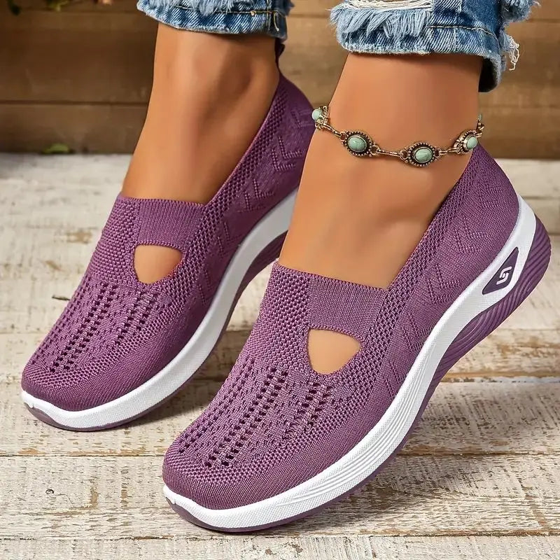 Maya - Breathable Knit Sneakers Sandals