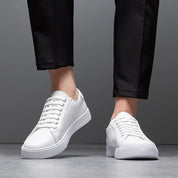 Franco™ - Comfortable Leather Sneaker White