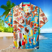 Miles | Polo with Ice Cream Design White