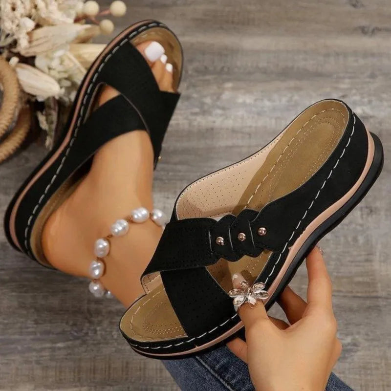 Celeste™ - Genuine Leather Tassel Moccasins Sandals