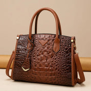 Vintage Crocodile Leather Designer Handbag Handbags