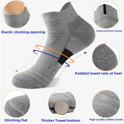 Men’s Anti-Slip Cotton Sports Socks – Breathable, Odor-Free Men's Accessories
