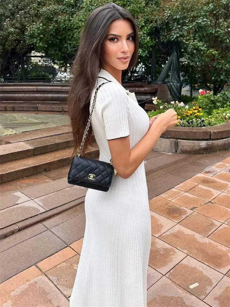Cosette™ | Casual Knitted Maxi Dress Dresses