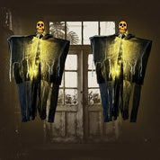 Glowing Skull Hanging Ghost Decor Halloween Decorations