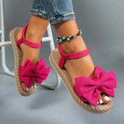 Lina™ - Bow Tie Flat Sandals Sandals
