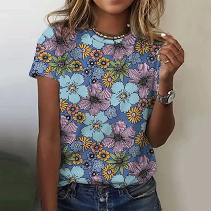 Lana | 3D Print Short Sleeve Tees ETLCCG232413B