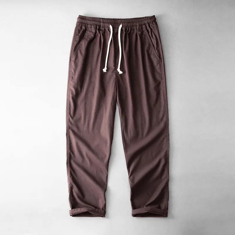 Charles™ | Breathable Linen Trousers for Men Brown