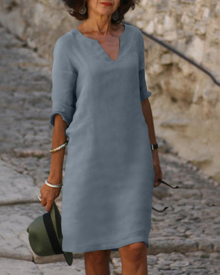 Fleur Rousse | Stunning Summer Dress Gray Dresses