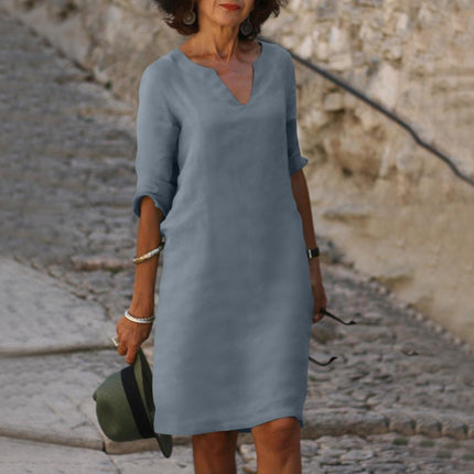 Fleur Rousse | Stunning Summer Dress Gray Dresses