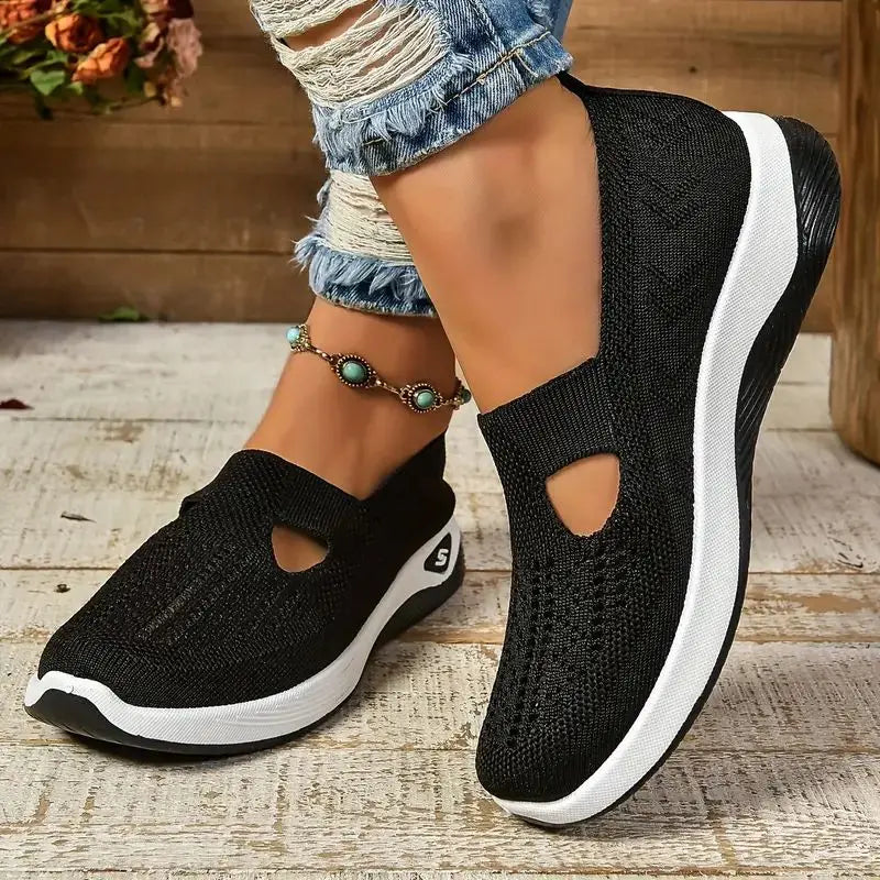 Maya - Breathable Knit Sneakers Sandals