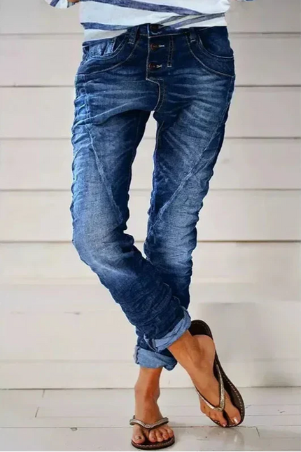 Elegant Stretch Pants for Women Stylish and Comfortable Dark blue Women Pants