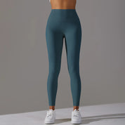 Sophia | Breathable Yoga Gym Leggings Whale Blue XS