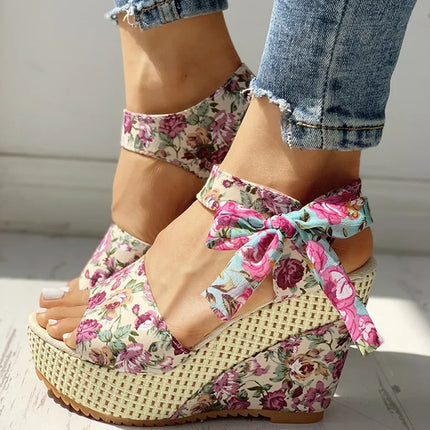 Koa™ | Stylish Wedge Sandals Pink Shoes & Sandals