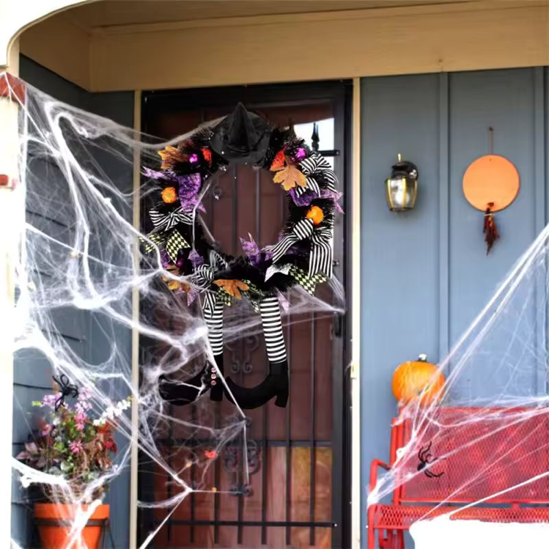 Spooky Witch Halloween Wreath Halloween Decorations