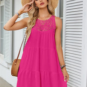 Cassandra™ | Casual Sleeveless Pleated Mini Dress Dresses