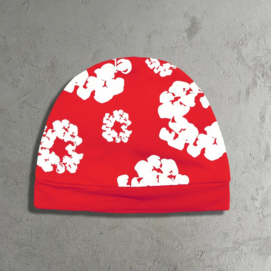 Denim Tears Versatile Double-Layer Unisex Hat Red One Size Hats