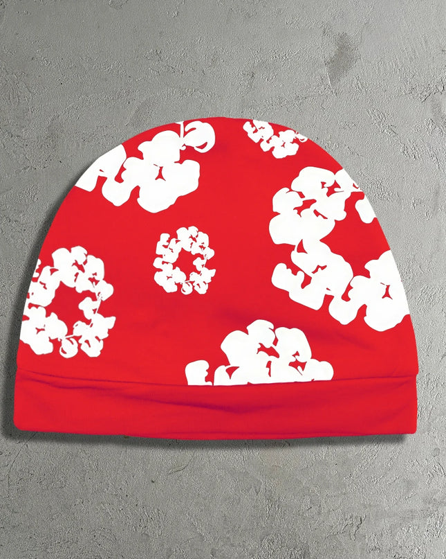 Denim Tears Versatile Double-Layer Unisex Hat Red One Size Hats