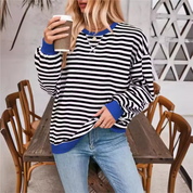 Amaya™ | Oversized Stripes Sweater Sweater