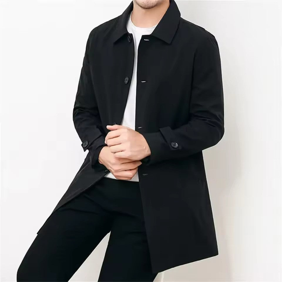 Classic Water-Repellent Overcoat Coat