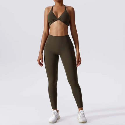 Charlie™ | Flexflow Sports Set Brown 1 Leggings