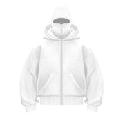 Benj | Urban Tactical Mask Hoodie White Jackets