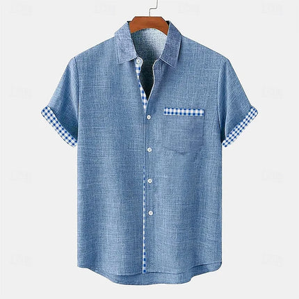 Alfonso Silk Shirt for Ultimate Comfort and Breathability Blue Men Shirts