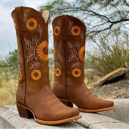 Luna | Bohemian Style Boots Brown Boots