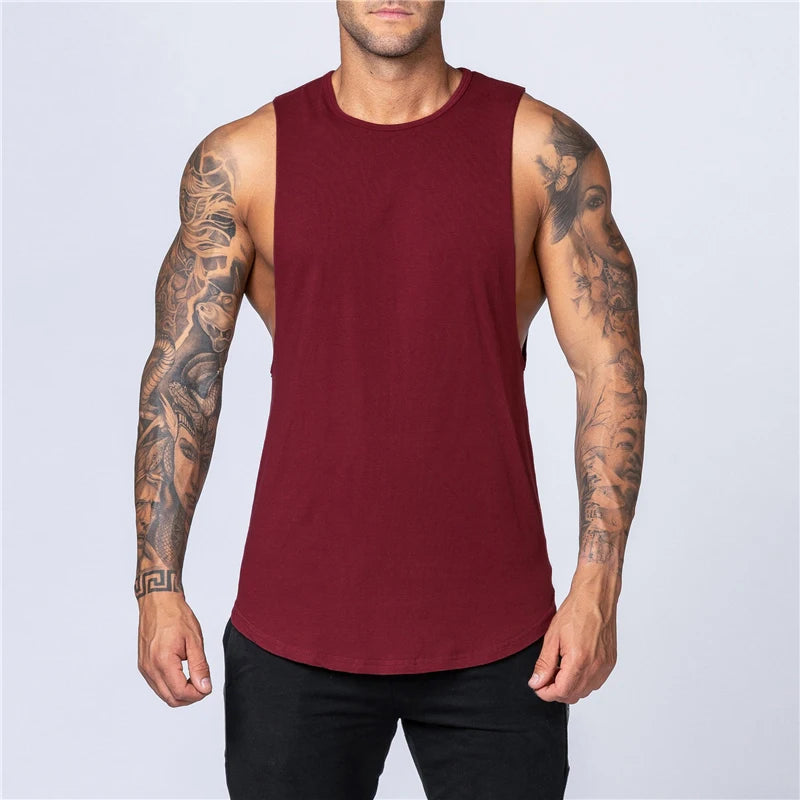 Men's Breathable Cotton Gym Tank Top - OKOHOKO™ FASHION