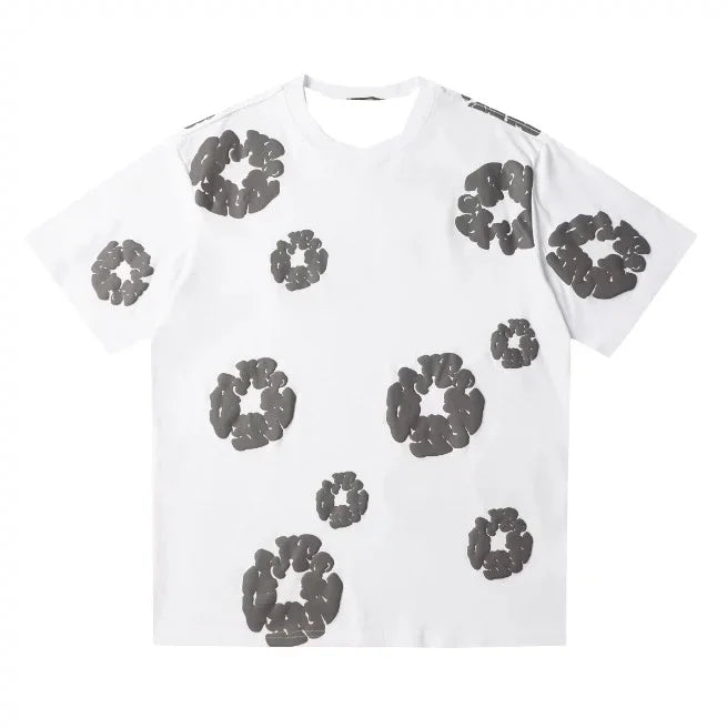 Unisex Denim Tears Short Sleeve T-Shirt White T-Shirt